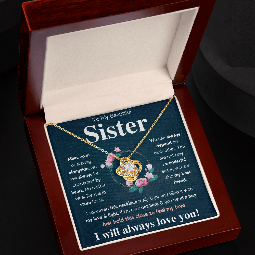 sister birthday gifts from sister for women, big sister and little sister jewerly, best sister necklaces gifts from brother - ON CLOUD NINE GIFTS