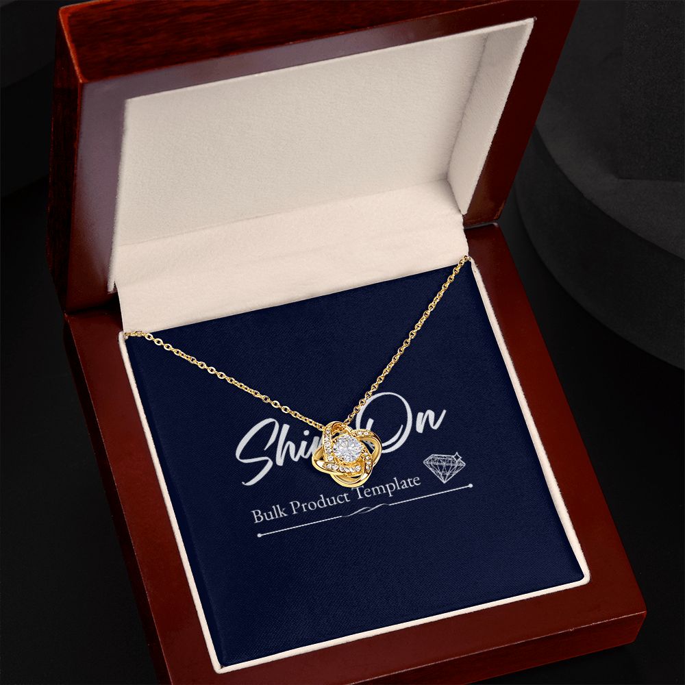 LOVE KNOT NECKLACE GIFT SET - ON CLOUD NINE GIFTS