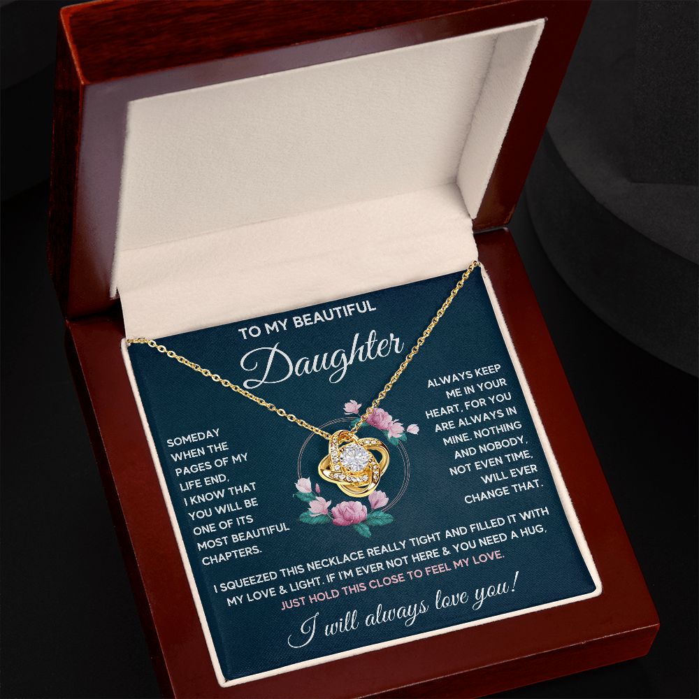 [ALMOST SOLD OUT] DAUGHTER NECKLACE - FEEL MY LOVE - ON CLOUD NINE GIFTS
