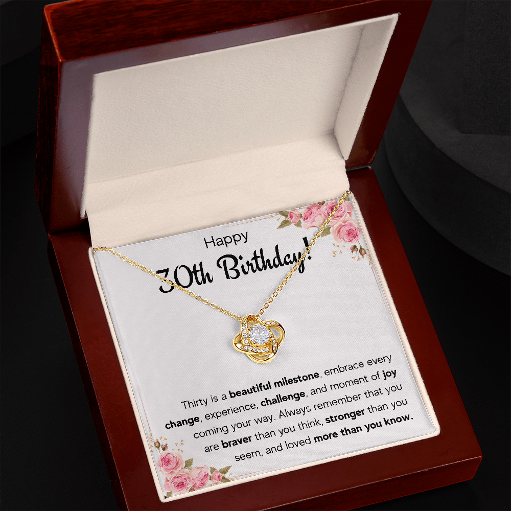 30th birthday gifts for her, dirty 30 year old birthday gifts for women, happy 30th bday jewelry necklace presents for 30 year old woman - ON CLOUD NINE GIFTS