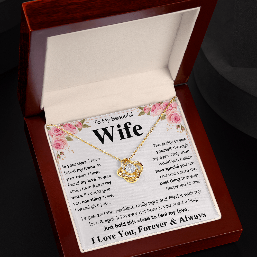 TO MY WIFE NECKLACE GIFT SET - ON CLOUD NINE GIFTS
