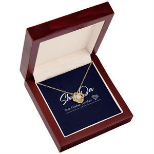 LOVE KNOT NECKLACE GIFT SET - ON CLOUD NINE GIFTS