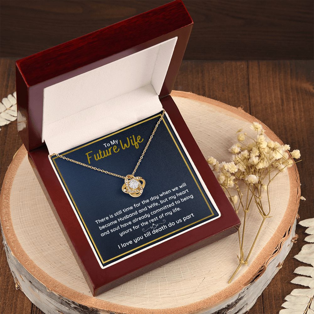 fiance gifts for her couples necklace to my future wife fiance couples necklace stainless steel couple gifts for girlfriend - ON CLOUD NINE GIFTS