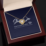 LOVE KNOT NECKLACE GIFT SET - ON CLOUD NINE GIFTS