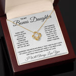 Bonus Daughter Gifts From Stepdad Stepmom Like A Daughter To Me Jewelry daughter in law necklace gift for daughter in law - ON CLOUD NINE GIFTS