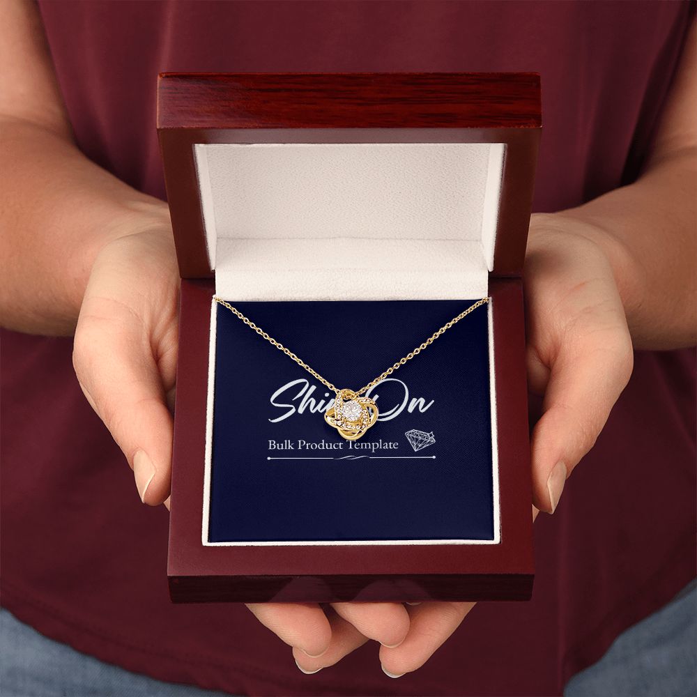 LOVE KNOT NECKLACE GIFT SET - ON CLOUD NINE GIFTS