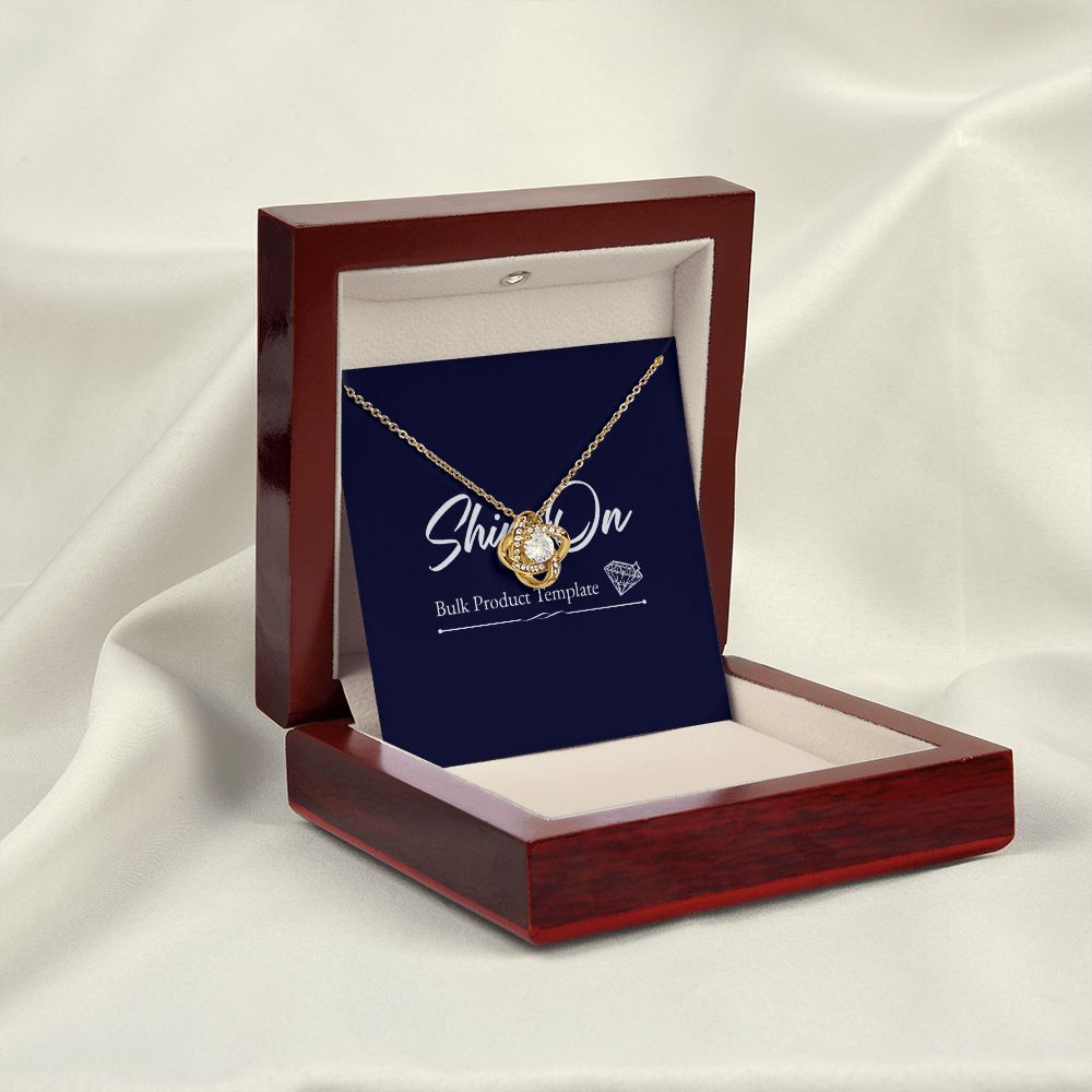 LOVE KNOT NECKLACE GIFT SET - ON CLOUD NINE GIFTS