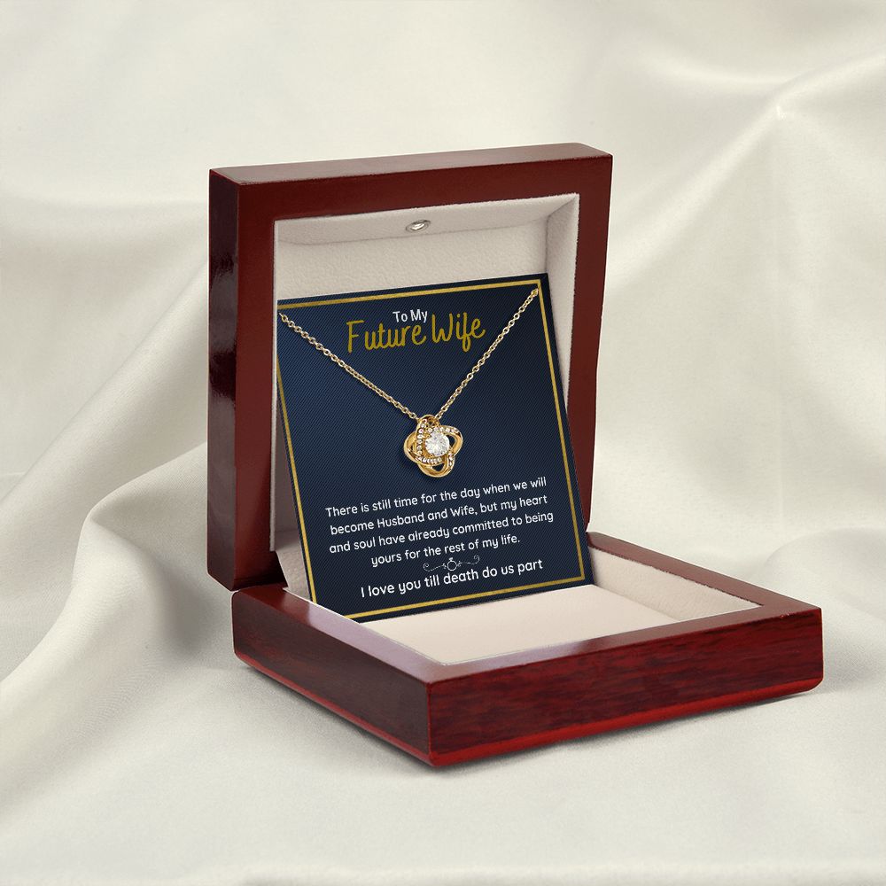fiance gifts for her couples necklace to my future wife fiance couples necklace stainless steel couple gifts for girlfriend - ON CLOUD NINE GIFTS