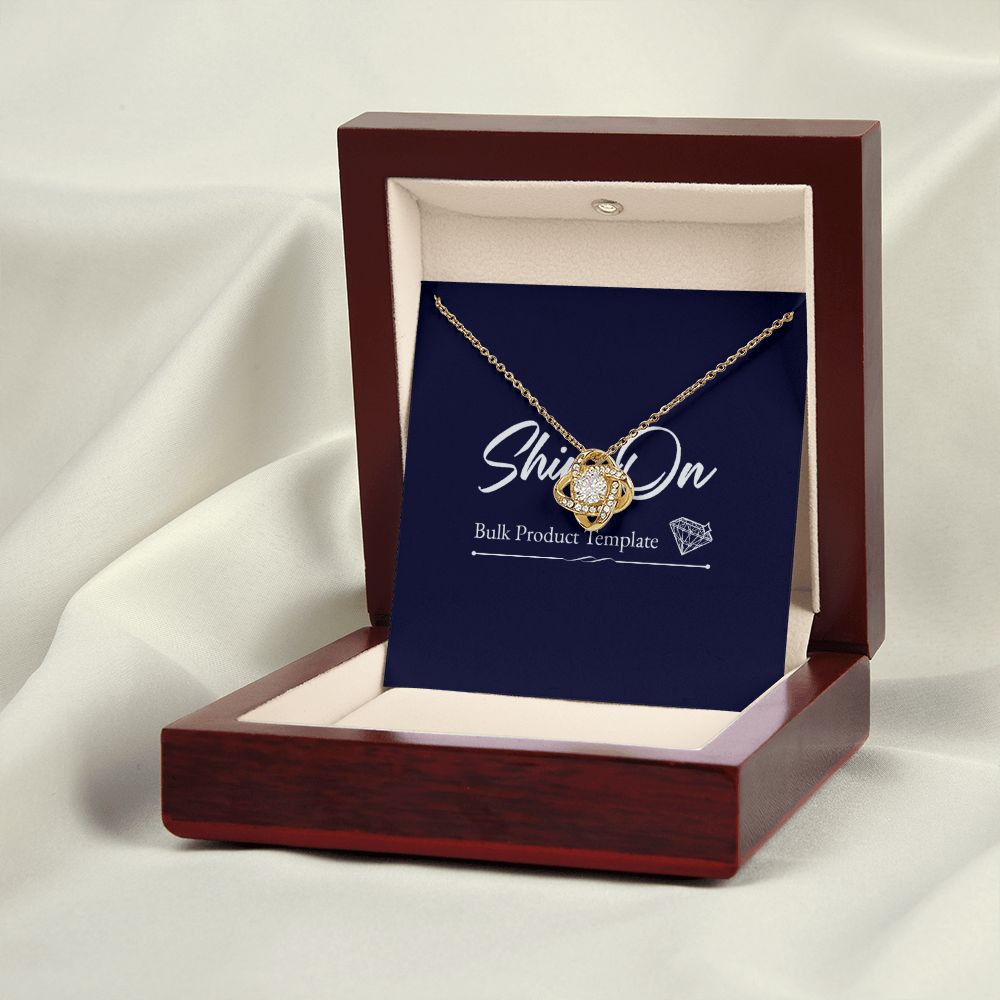 LOVE KNOT NECKLACE GIFT SET - ON CLOUD NINE GIFTS