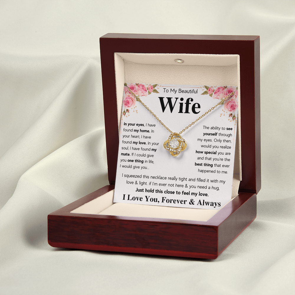 TO MY WIFE NECKLACE GIFT SET - ON CLOUD NINE GIFTS