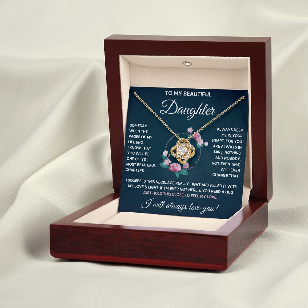 [ALMOST SOLD OUT] DAUGHTER NECKLACE - FEEL MY LOVE - ON CLOUD NINE GIFTS