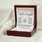 Bonus Daughter Gifts From Stepdad Stepmom Like A Daughter To Me Jewelry daughter in law necklace gift for daughter in law - ON CLOUD NINE GIFTS