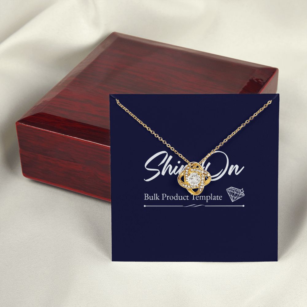 LOVE KNOT NECKLACE GIFT SET - ON CLOUD NINE GIFTS