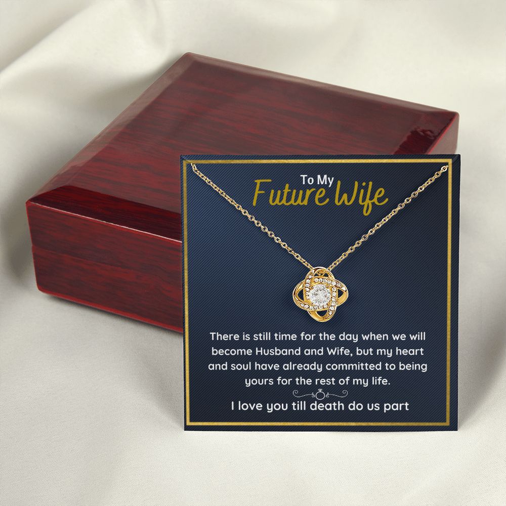 fiance gifts for her couples necklace to my future wife fiance couples necklace stainless steel couple gifts for girlfriend - ON CLOUD NINE GIFTS