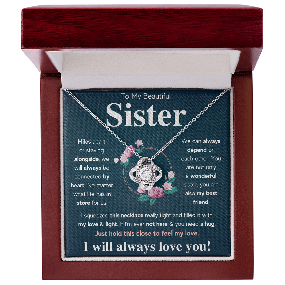 sister birthday gifts from sister for women, big sister and little sister jewerly, best sister necklaces gifts from brother - ON CLOUD NINE GIFTS