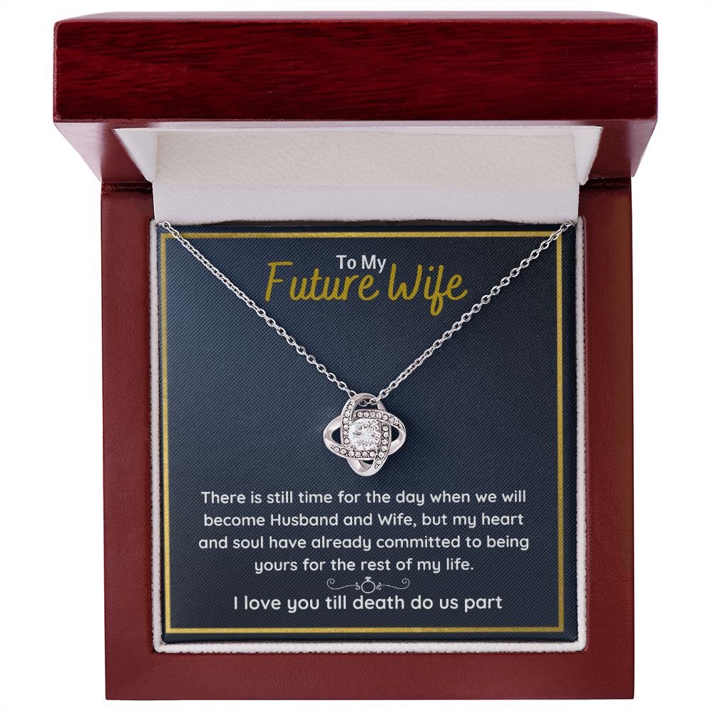 fiance gifts for her couples necklace to my future wife fiance couples necklace stainless steel couple gifts for girlfriend - ON CLOUD NINE GIFTS
