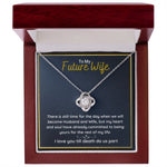 fiance gifts for her couples necklace to my future wife fiance couples necklace stainless steel couple gifts for girlfriend - ON CLOUD NINE GIFTS