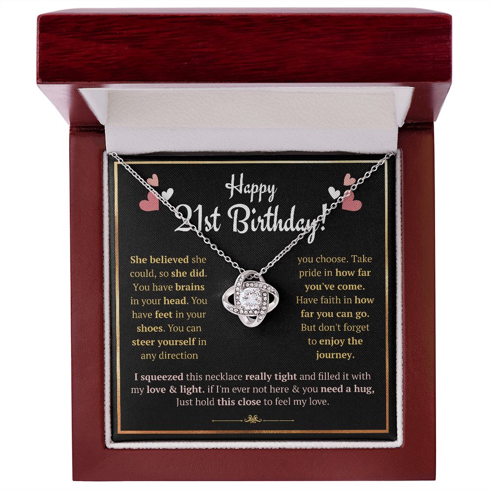 21 year old best birthday gifts,21st birthday gifts for her, for daughter, 21 birthday, turning 21, 21st birthday jewelry,necklace, present - ON CLOUD NINE GIFTS
