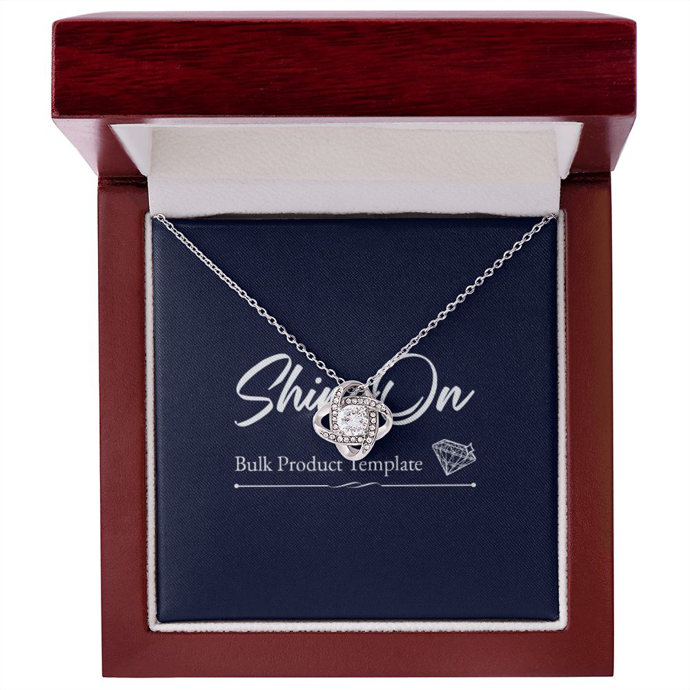 LOVE KNOT NECKLACE GIFT SET - ON CLOUD NINE GIFTS