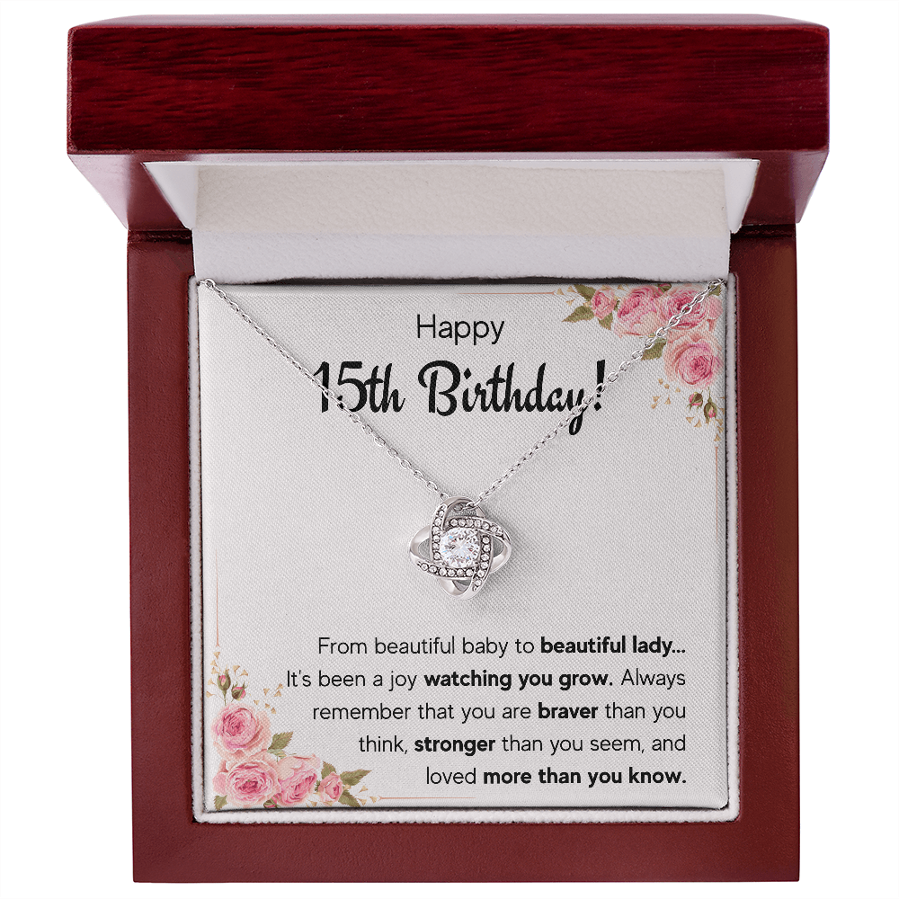 quinceanera gifts, card,15 year old girl gifts for teen girls for 15th birthday gifts, sweet 15 necklace, quinceanera jewelry, fifteen bday - ON CLOUD NINE GIFTS