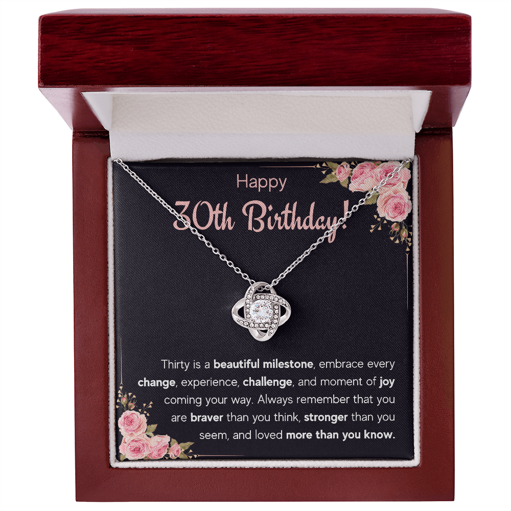 dirty 30 year old birthday gifts for women,30th birthday gifts for her, happy 30th bday jewelry necklace presents for 30 year old woman - ON CLOUD NINE GIFTS