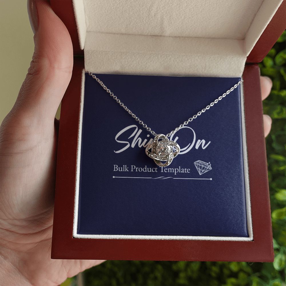 LOVE KNOT NECKLACE GIFT SET - ON CLOUD NINE GIFTS