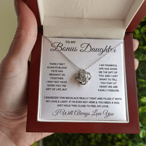 Bonus Daughter Gifts From Stepdad Stepmom Like A Daughter To Me Jewelry daughter in law necklace gift for daughter in law - ON CLOUD NINE GIFTS