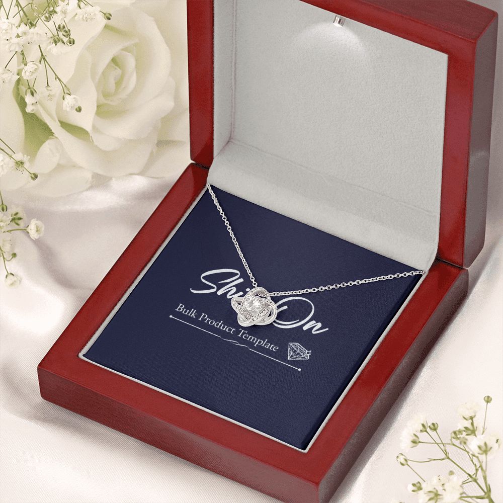 LOVE KNOT NECKLACE GIFT SET - ON CLOUD NINE GIFTS