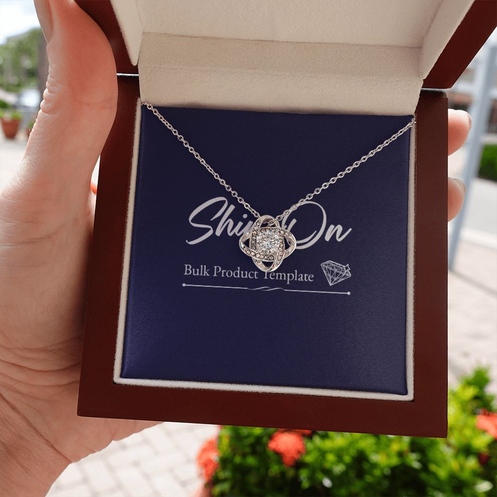 LOVE KNOT NECKLACE GIFT SET - ON CLOUD NINE GIFTS