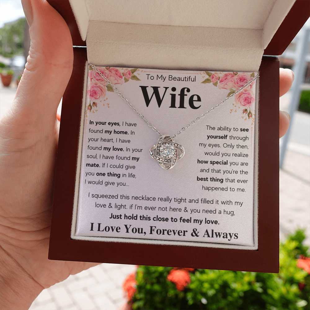 TO MY WIFE NECKLACE GIFT SET - ON CLOUD NINE GIFTS