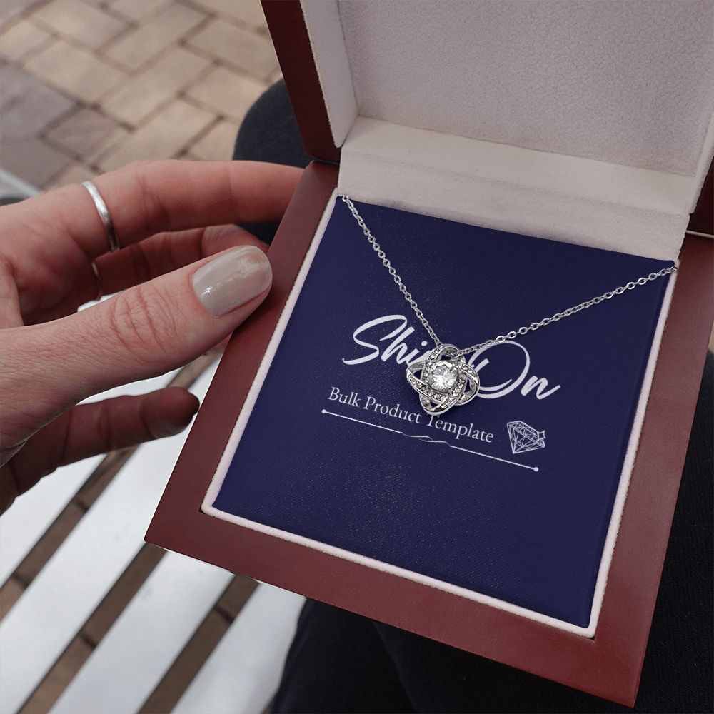 LOVE KNOT NECKLACE GIFT SET - ON CLOUD NINE GIFTS