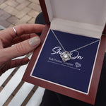 LOVE KNOT NECKLACE GIFT SET - ON CLOUD NINE GIFTS