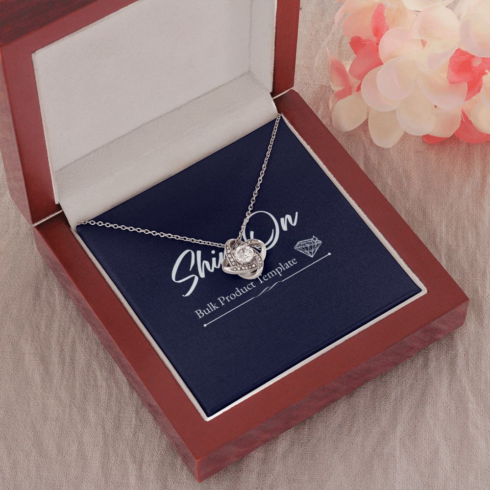LOVE KNOT NECKLACE GIFT SET - ON CLOUD NINE GIFTS