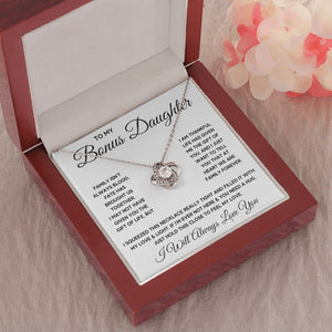Bonus Daughter Gifts From Stepdad Stepmom Like A Daughter To Me Jewelry daughter in law necklace gift for daughter in law - ON CLOUD NINE GIFTS