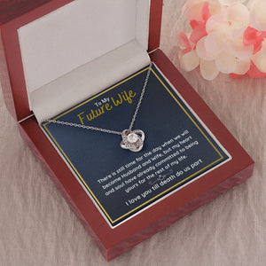 fiance gifts for her couples necklace to my future wife fiance couples necklace stainless steel couple gifts for girlfriend - ON CLOUD NINE GIFTS