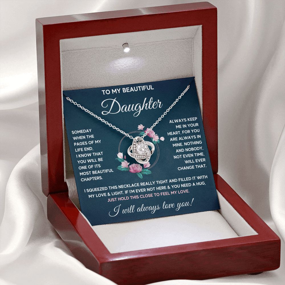 [ALMOST SOLD OUT] DAUGHTER NECKLACE - FEEL MY LOVE - ON CLOUD NINE GIFTS