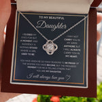 Gifts For Daughter On Wedding Day Birthday Gifts For Daughter Adult Christmas Present For My Beautiful Daughter Jewelry - ON CLOUD NINE GIFTS