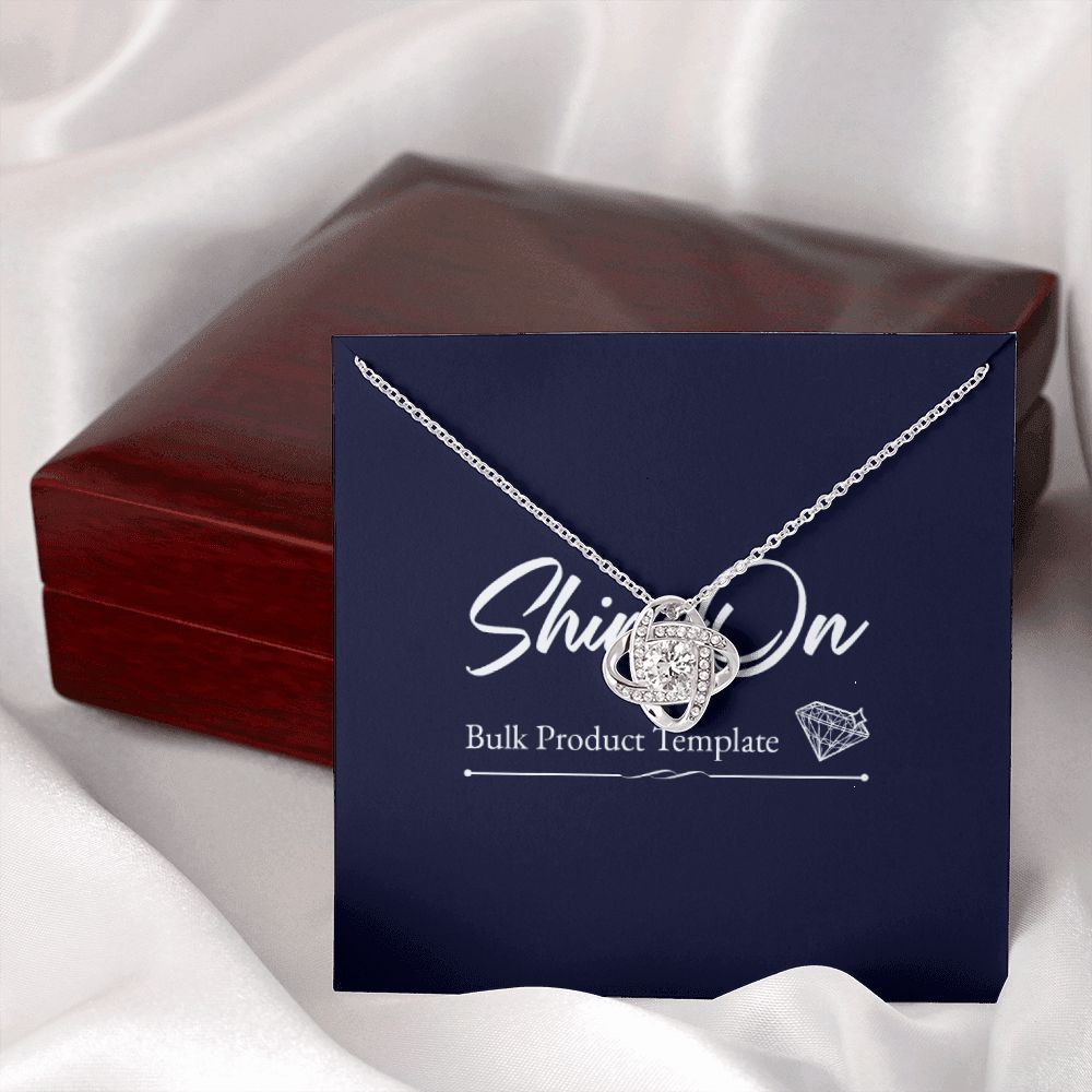 LOVE KNOT NECKLACE GIFT SET - ON CLOUD NINE GIFTS