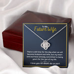 fiance gifts for her couples necklace to my future wife fiance couples necklace stainless steel couple gifts for girlfriend - ON CLOUD NINE GIFTS
