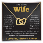 [ALMOST SOLD OUT] WIFE NECKLACE - FEEL MY LOVE - ON CLOUD NINE GIFTS