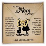 [LIMITED STOCK] TO MY MOM NECKLACE - YOUR LITTLE GIRL - ON CLOUD NINE GIFTS