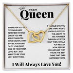 To my queen couples necklace to my wife birthday love gifts gift for girlfriend to my soulmate necklace for women gift ideas womens jewelry - ON CLOUD NINE GIFTS