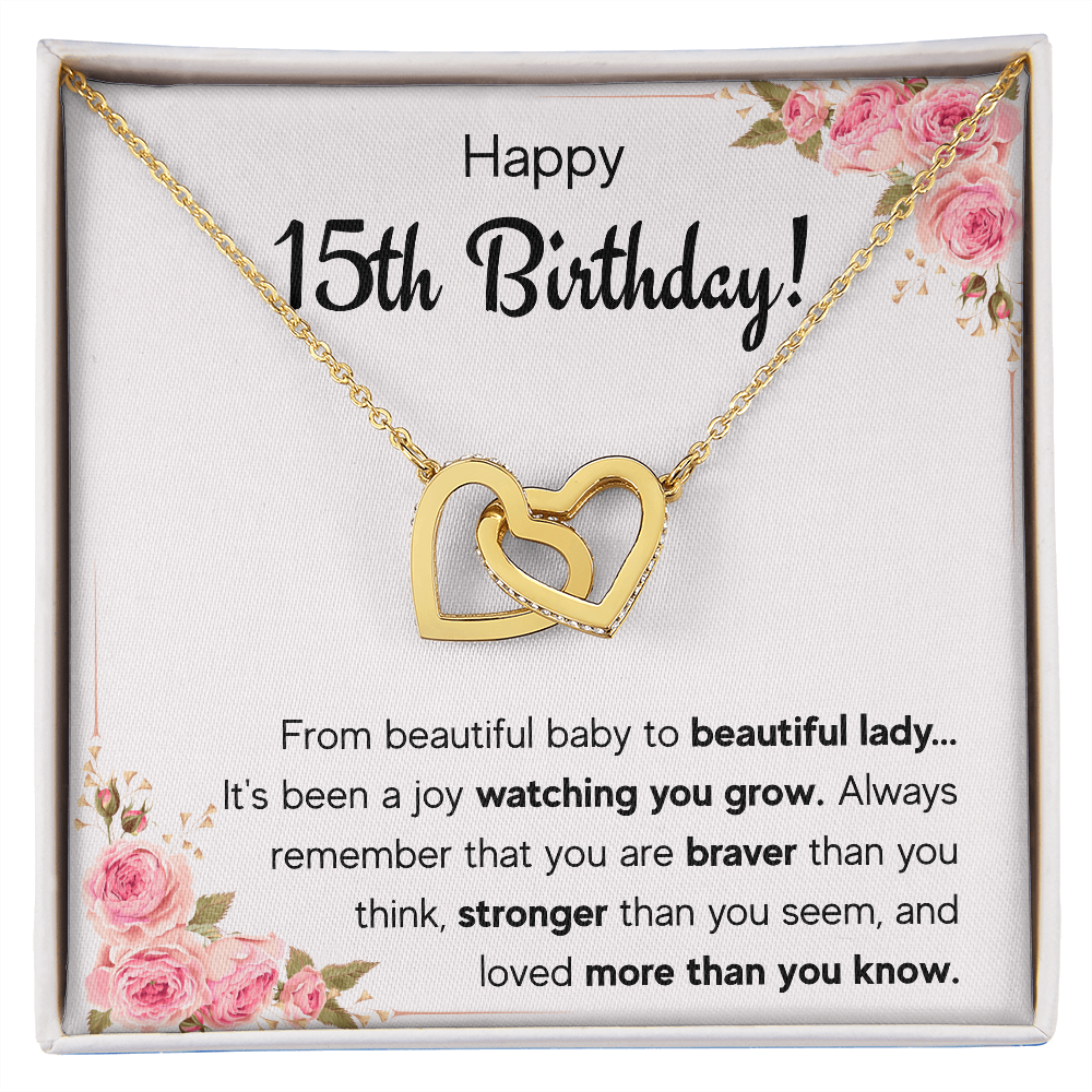 sweet 15 necklace, quinceanera gifts, card,15 year old girl gifts for teen girls for 15th birthday gifts, quinceanera jewelry, fifteen bda - ON CLOUD NINE GIFTS