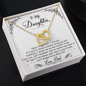 Daughter Gift From Mom Dad To My Badass Daughter to my daughter necklace Gifts For Daughter On Wedding Day Birthday Jewelry Wedding Present - ON CLOUD NINE GIFTS