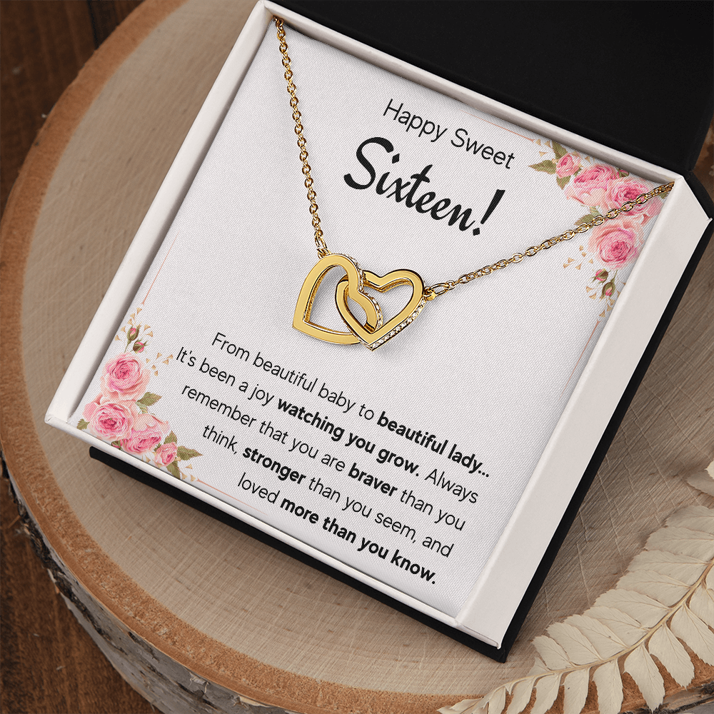 sweet sixteen necklace jewerly, sweet 16 birthday gifts for girls, gifts for 16 year old girl, 16th birthday, best sweet 16 gifts - ON CLOUD NINE GIFTS
