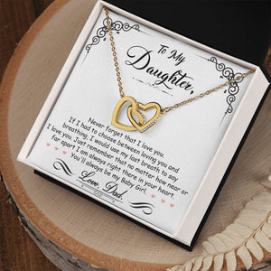 Daughter Gift From Mom Dad To My Badass Daughter to my daughter necklace Gifts For Daughter On Wedding Day Birthday Jewelry Wedding Present - ON CLOUD NINE GIFTS