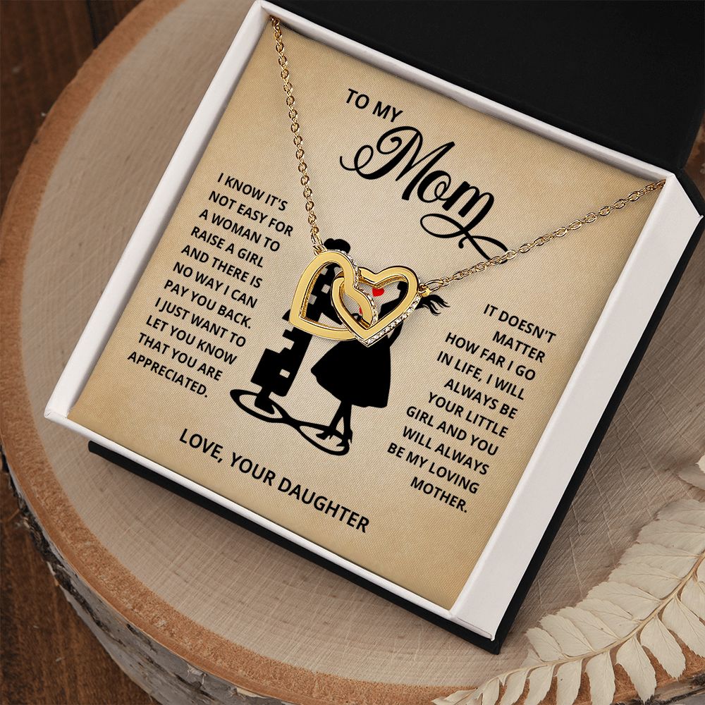 [LIMITED STOCK] TO MY MOM NECKLACE - YOUR LITTLE GIRL - ON CLOUD NINE GIFTS