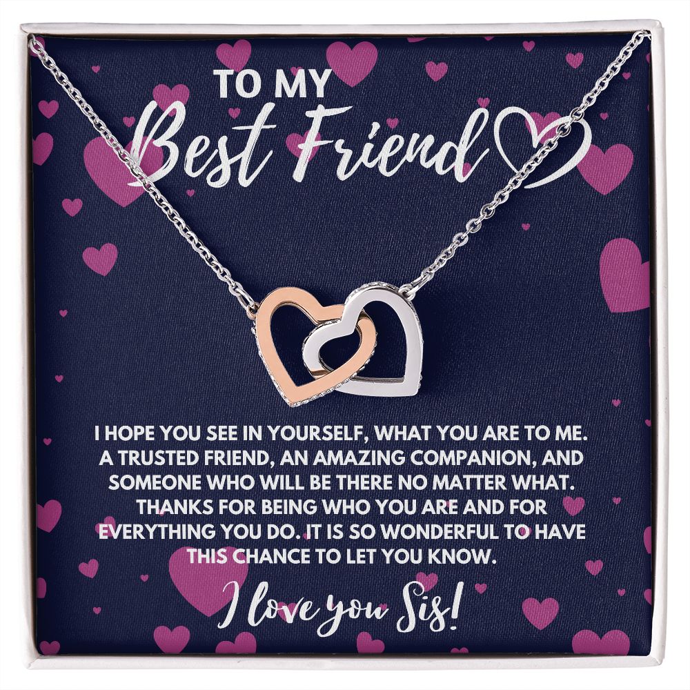Best friend gifts, friendship gift, necklace set, BFF Necklace, best friend birthday gift, personalized gift, inexpensive gift, necklace - ON CLOUD NINE GIFTS