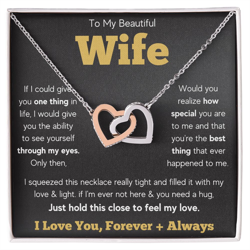 [ALMOST SOLD OUT] WIFE NECKLACE - FEEL MY LOVE - ON CLOUD NINE GIFTS