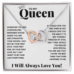 To my queen couples necklace to my wife birthday love gifts gift for girlfriend to my soulmate necklace for women gift ideas womens jewelry - ON CLOUD NINE GIFTS